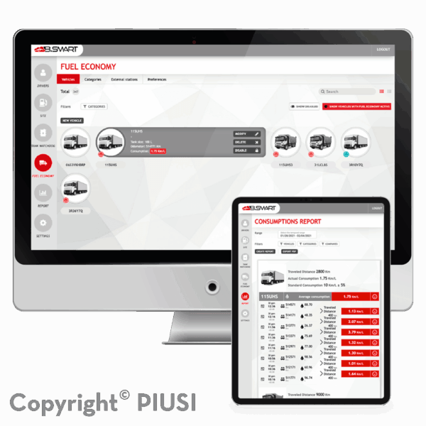 Logiciel B.SMART FUEL ECONOMY PIUSI