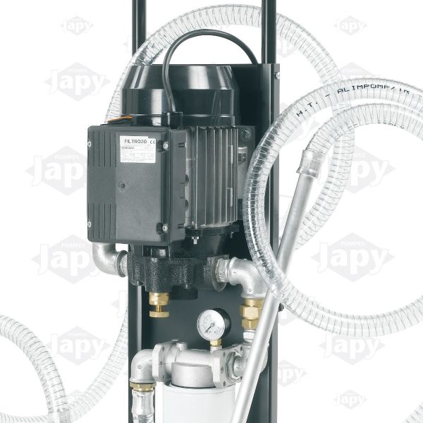 Groupe de filtration mobile avec simple filtre JAPY